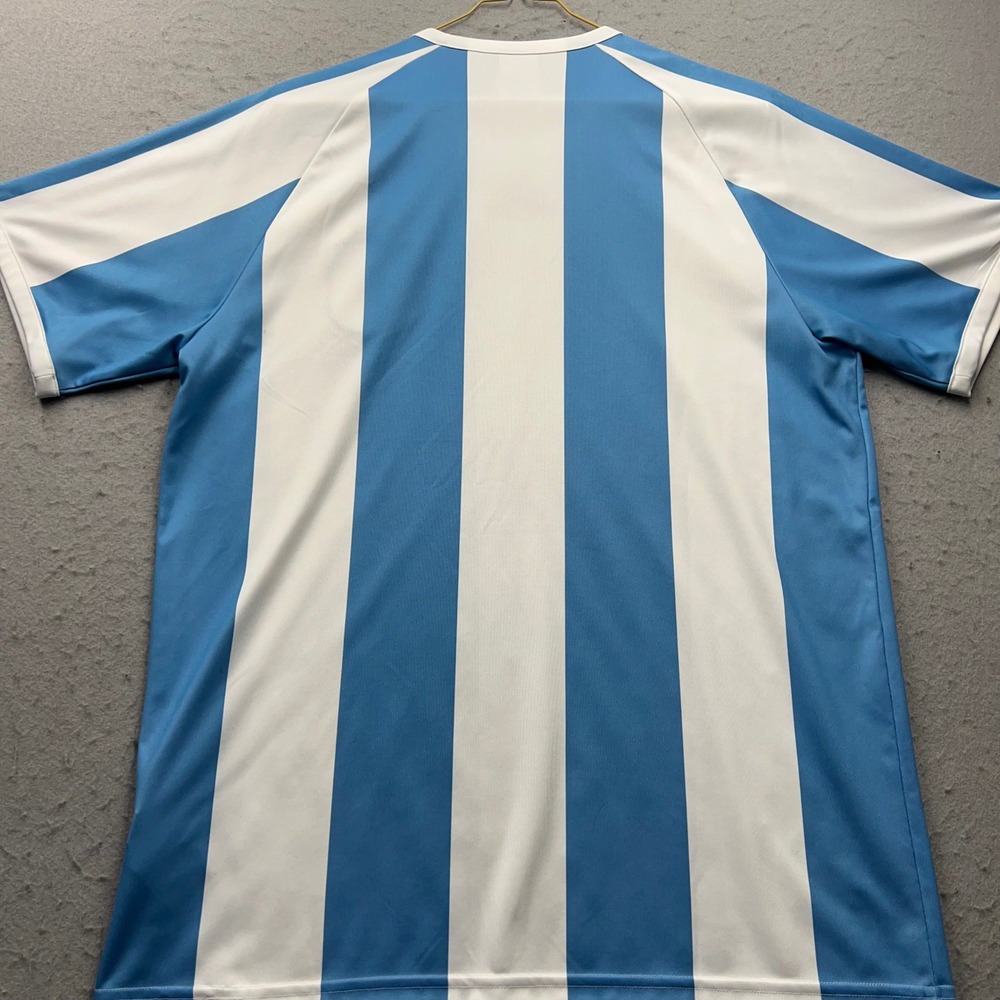 Adidas Argentina National Team Soccer Jersey Blue White Striped AFA Mens Medium - Picture 8 of 10